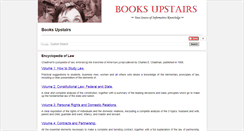 Desktop Screenshot of booksupstairs.com